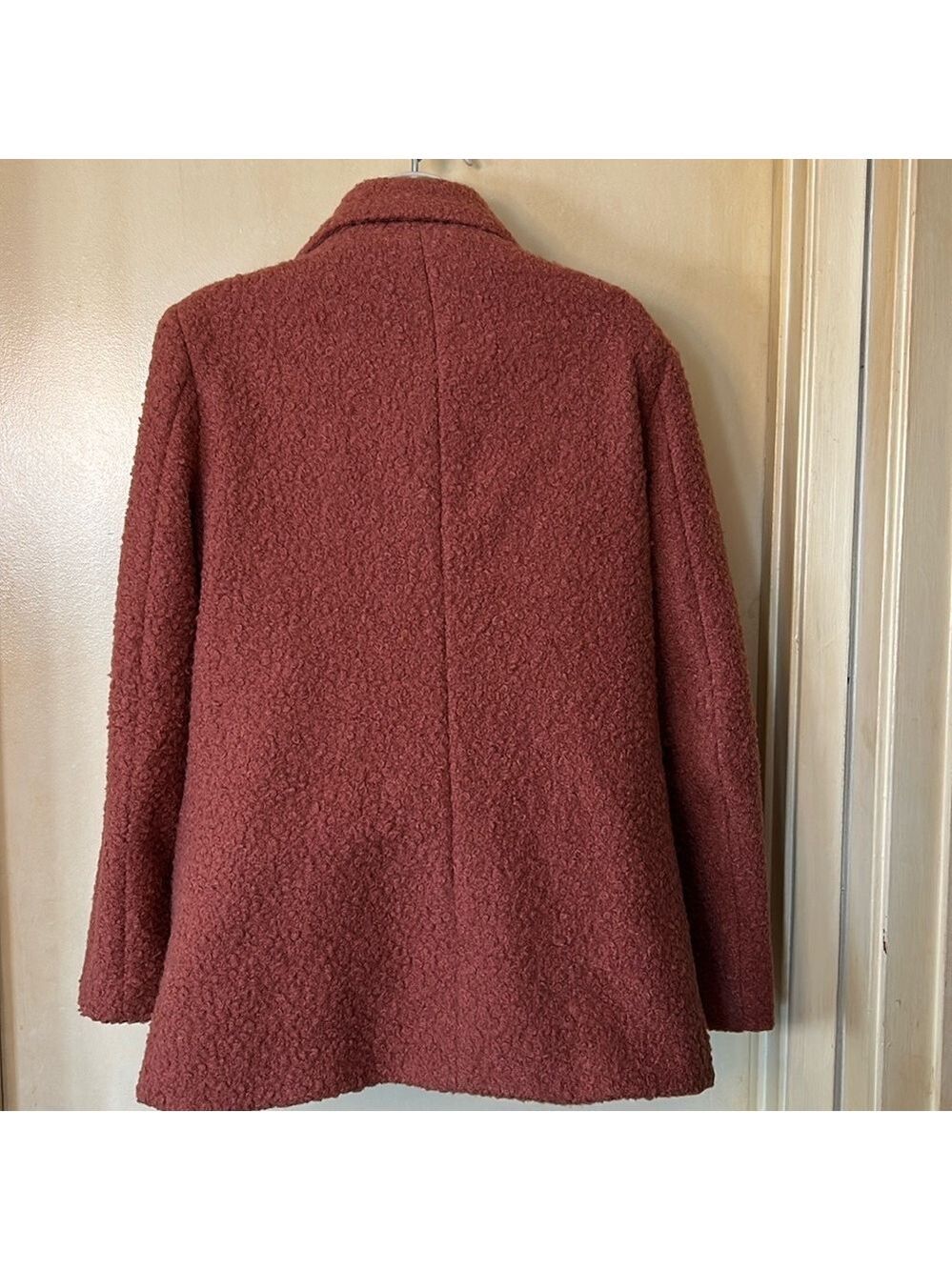 Sam Edelman Women's Cozy Sherpa Jacket in Dusty Rose size S - Picture 6 of 12